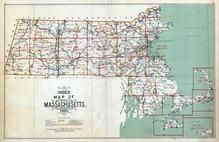 Index Map, Massachusetts State Atlas 1909